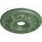 Ekena Millwork Granada Ceiling Medallion (Fits Canopies up to 6 5/8"), 18"OD x 3 1/2"ID x 2 1/2"P, Athenian Green CM18GAAGF - alternate 3